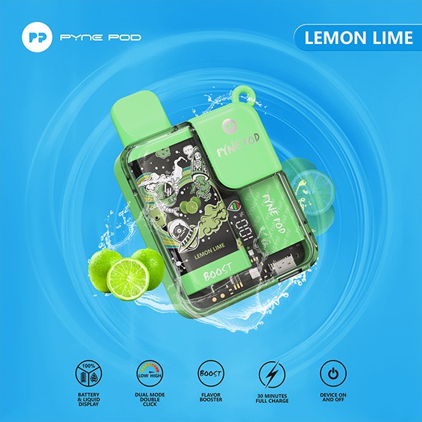 Pynepod 8500 Puffs Disposable Vape 16 Flavors 20mg Nico 2ML Battery Display 550mAh battery