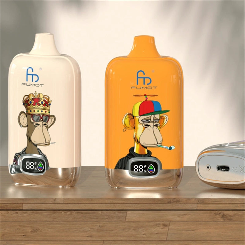 FUMOT DIGITAL BOX 12000 - 20mL, 5% Nic Salt, 16 Flavors, LED Display