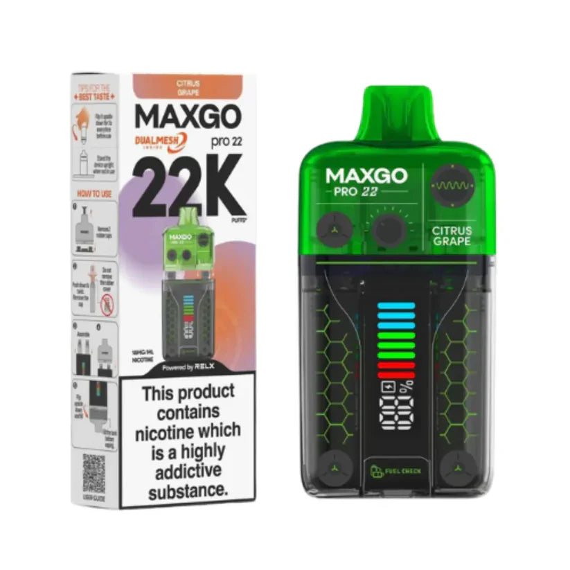 RELX MaxGo Pro 22k Prefilled Vape Kit