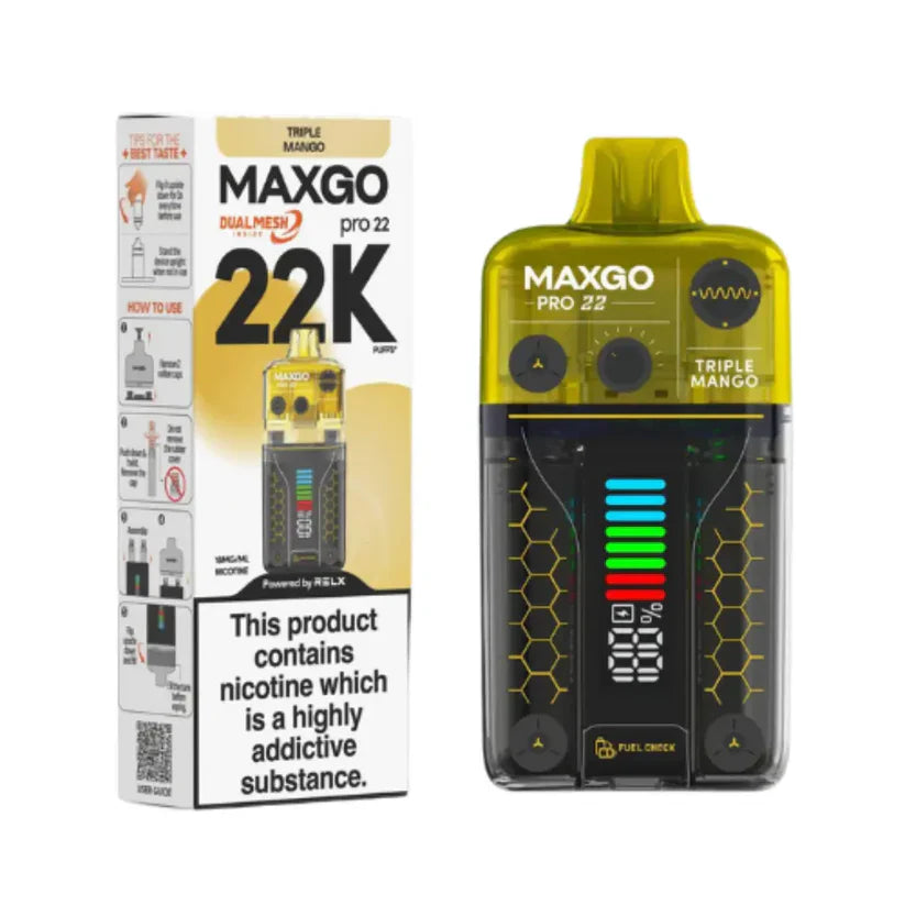 RELX MaxGo Pro 22k Prefilled Vape Kit