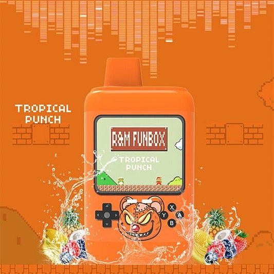 R&M FUNBOX 6600 Puffs 0% 2% 3% 5% Nicotine Disposable Pod vape