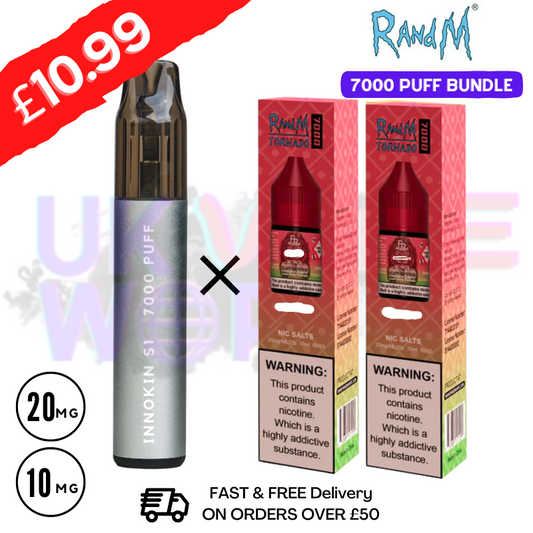 Rainbow - RandM Tornado 7000 Puff (Refil Bundle) Kit