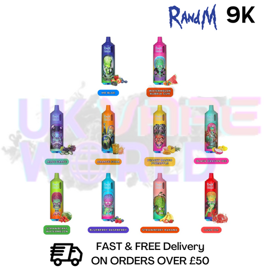 RandM Tornado 9000 Puff 9K Disposable Bar