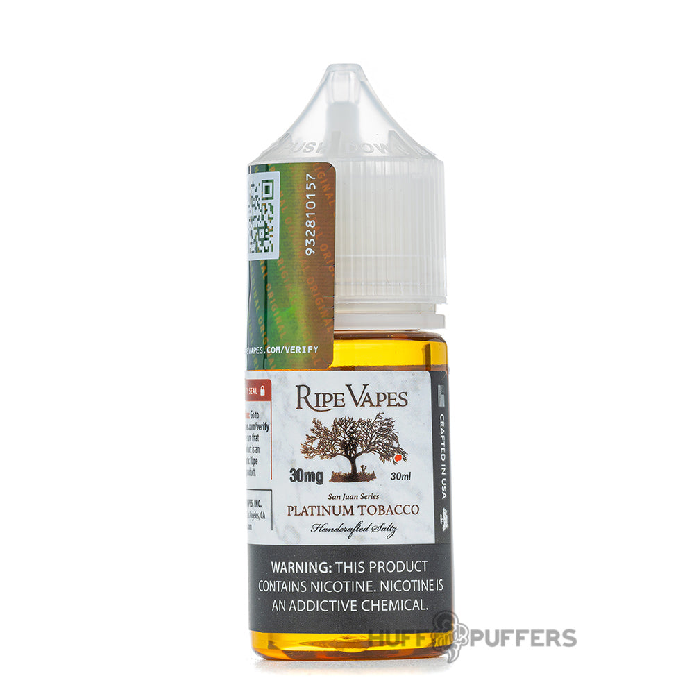 Ripe Vapes Salt Nic - San Juan Series - Platinum Tobacco 30mL