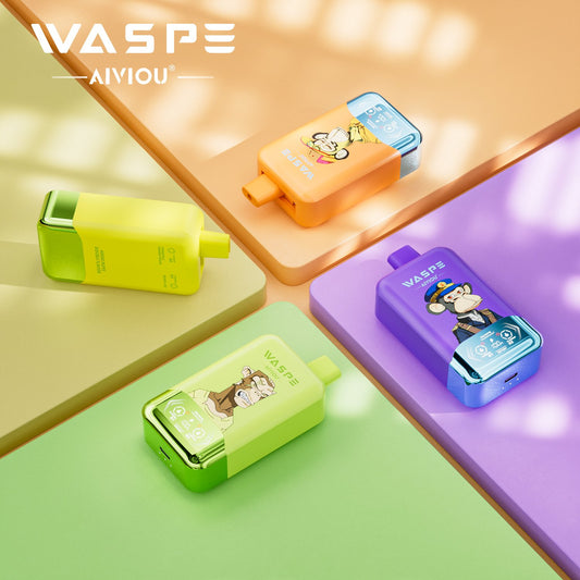 WASPE 40000 (40K Puffs) Double Taste LED Display Disposable Vape