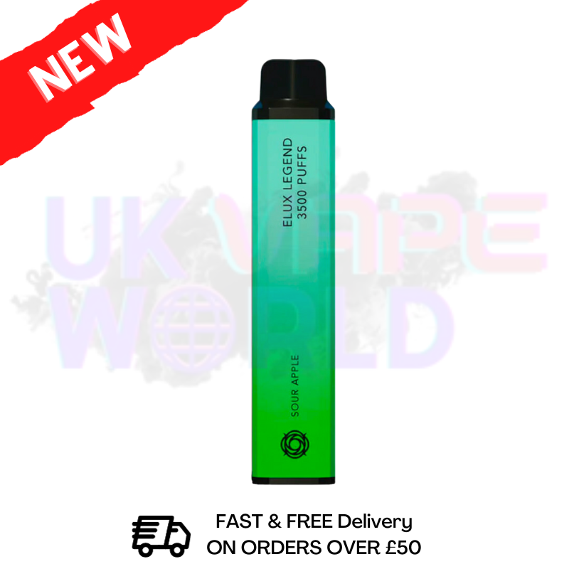Elux Legend 3500 Puff Sour Apple Bar