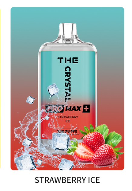 WGA Crystal Pro Max Plus 10000 Puffs Disposable Vape-550mAh Battery, 25ml E-liquid, Multiple Nicotine 10 Flavors