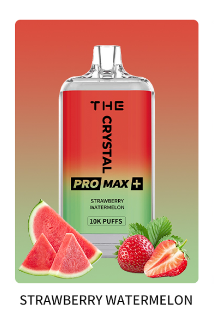 WGA Crystal Pro Max Plus 10000 Puffs Disposable Vape-550mAh Battery, 25ml E-liquid, Multiple Nicotine 10 Flavors