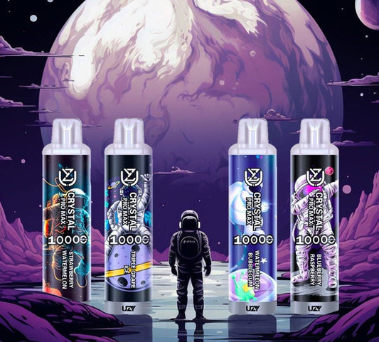 Hot Selling Uzy Crystal Pro Max 10k Puff Disposable Vape Electronic Cigarette Vape 20 Flavors