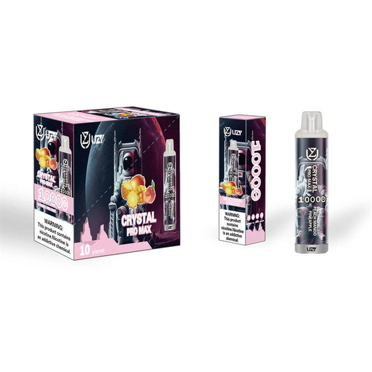 UZY Crystal Pro Max 10k Puffs Germany Tornado Bang King 10000 Uzy 13K EU 12000 12K Puffs Max 20000 Grape Crystal Waspe Wholesale I Vape-600mAh Battery, 15ml E-liquid, Multiple Nicotine 20 Flavors