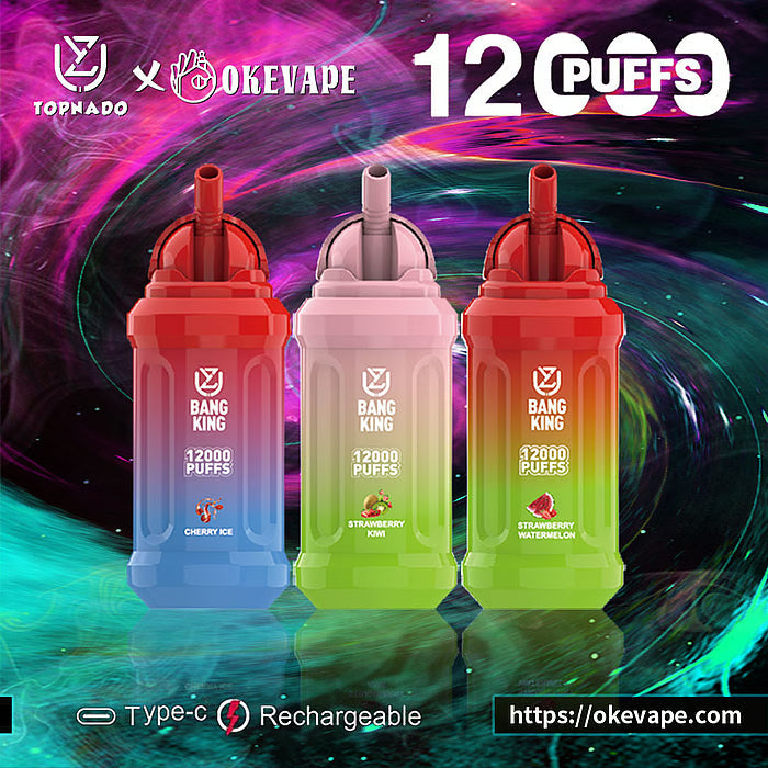 UZY Bang King 12000 Puffs 0% 2% 3% 5% Nicotine Disposable Pod 14 Flavors