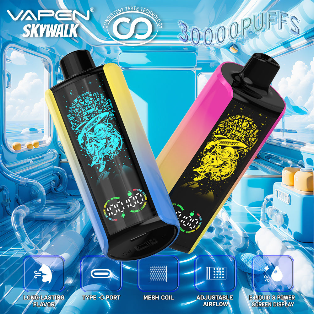Wholesale Factory VAPEN SKYWALK 30000 Puffs Snowwolf Cheap Disposable   Naturevape Wholesale