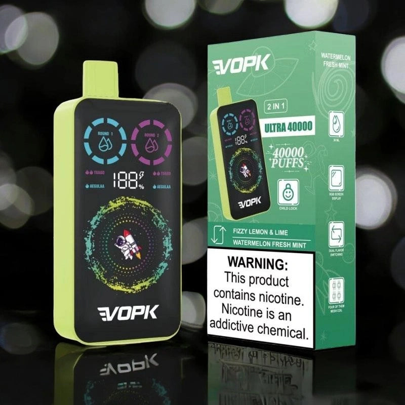 VOPK ULTRA 30000 puffs Wholesale Large Screen Factory Price Dual Flavors Vape