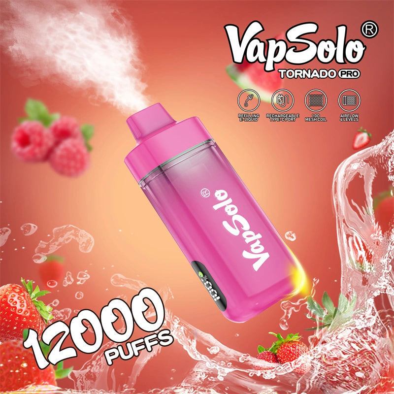 Vapsolo Viking 12000 Puffs - 22mL, 5% Nicotine, 15 Fruit Flavors