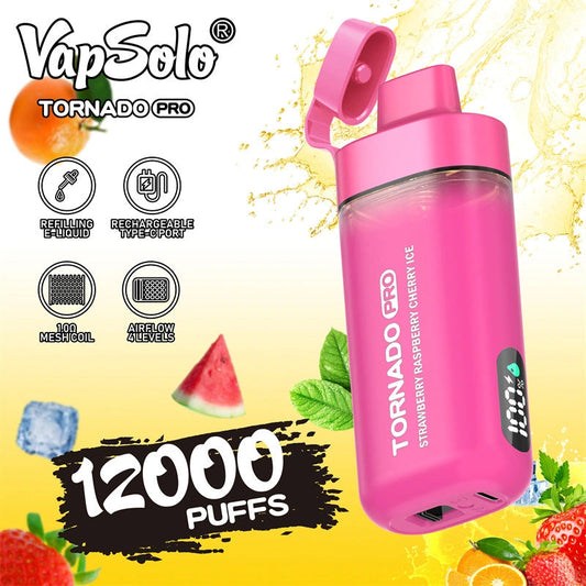 Vapsolo Viking 12000 Puffs - 22mL, 5% Nicotine, 15 Fruit Flavors
