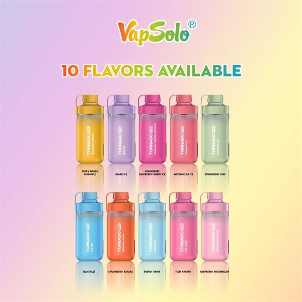 Vapsolo Viking 12000 Puffs - 22mL, 5% Nicotine, 15 Fruit Flavors