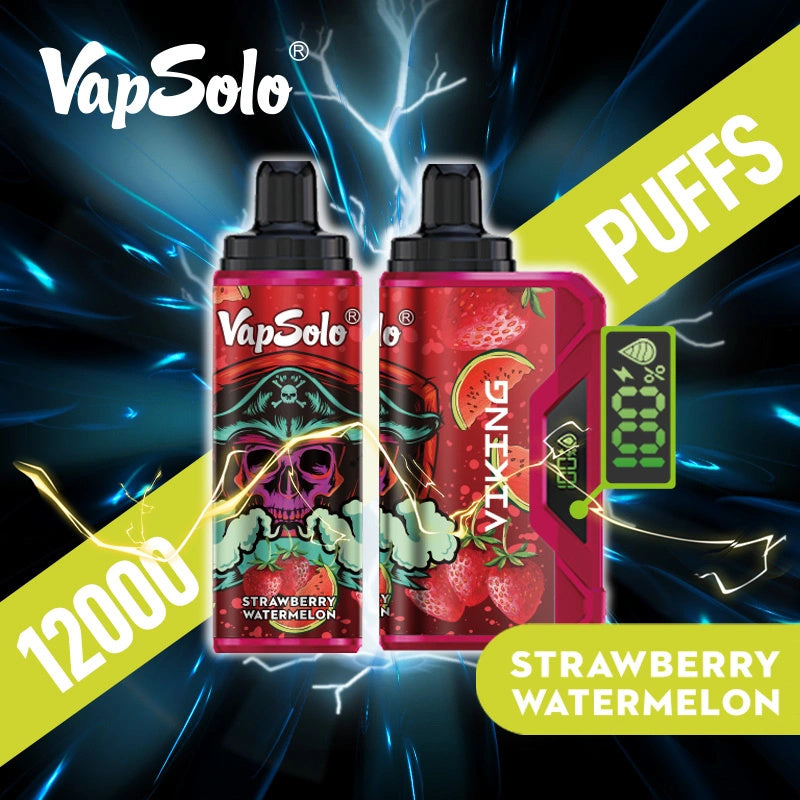 VapSolo Viking 12000 Puffs Disposable Vape - 22ml, Mesh Coil, 10 Flavors