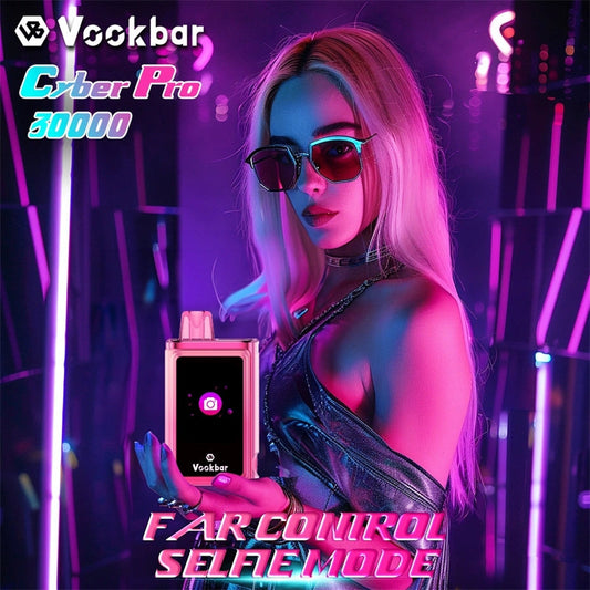 2024 New Product Vookbar Cyber PRO 30000 Puffs Wholesale Disposable Vape Pen Original Factory Hookah Eliquid Vaporizer OEM/ODM Wape