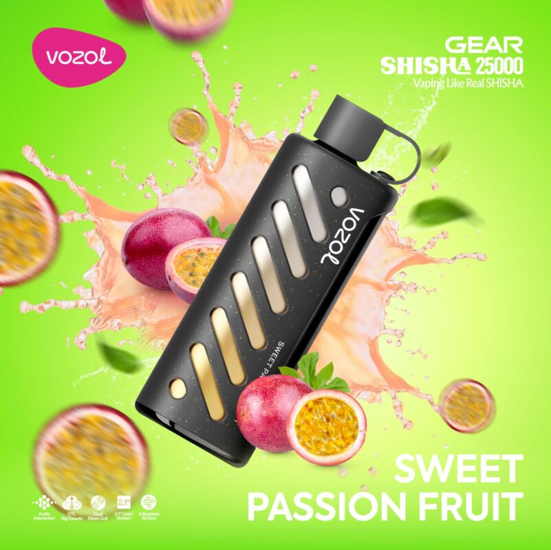 VOZOL GEAR SHISHA 25000 Puffs Disposable Vape Wholesale 24ml E-Liquid 1000mAh Battery 27 Flavours