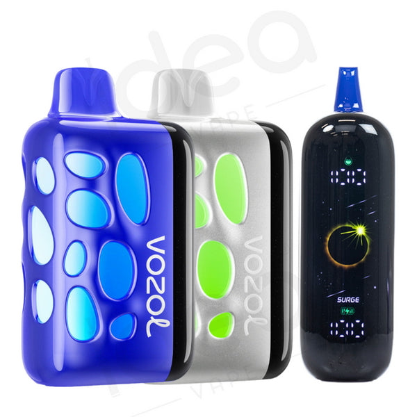 VOZOL Rave 50000 Puffs– Beat-Sensing Disposable Vape |5%Nicotine Strength 1000mAh Battery 15 Flavors