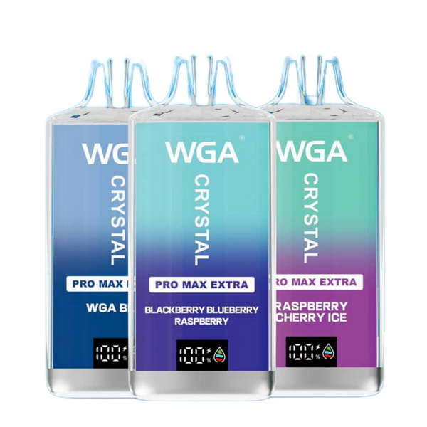 Pack of 10 WGA Crystal Pro Max Extra 15000 Puffs Disposable Vape