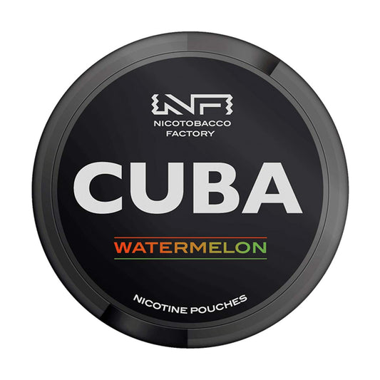 Watermelon Cuba Black Nicotine Snus Pouches