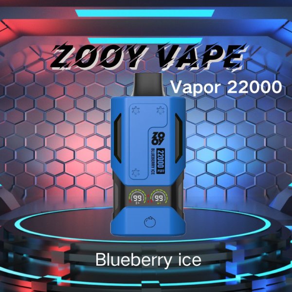 ZOOY VAPE 22000 Puffs Disposable - 30mL, 650mAh, 10 Flavors (0%-5%)