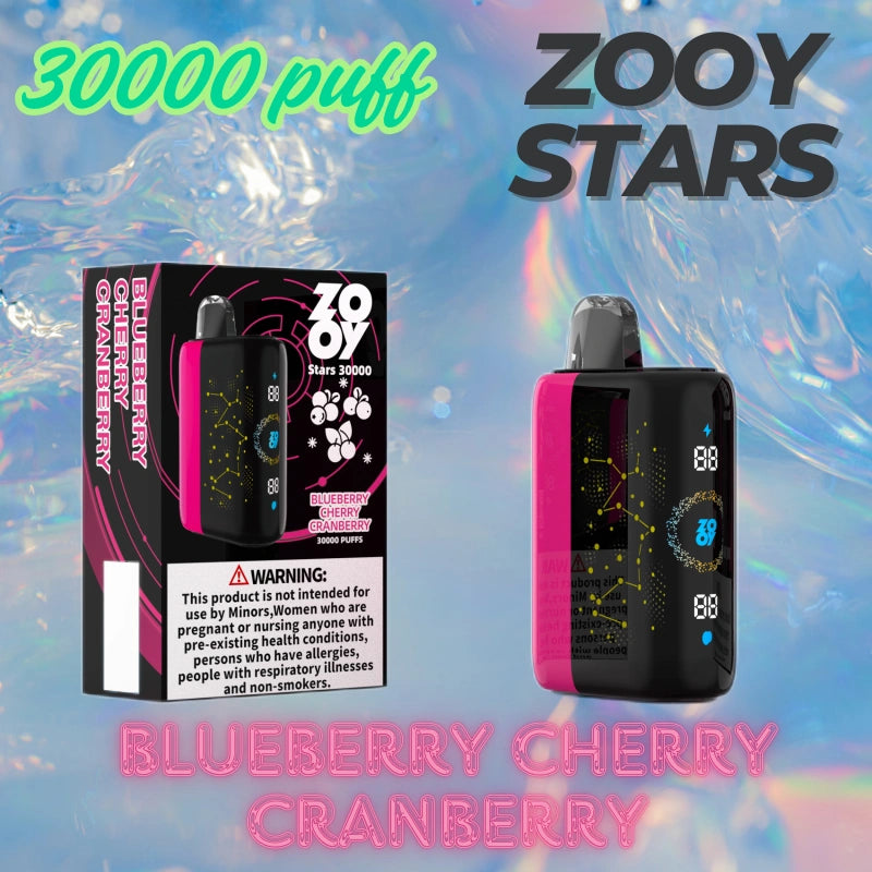 ZOOY STARS 30000 Puffs LED Screen Top Sale Promotion