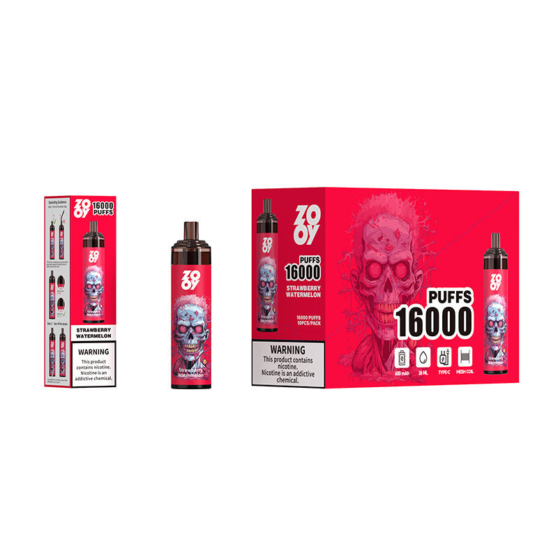 Zooy Tornado 16000 Puffs E Vape Electronic Smoking Cigarette Disposable Puff 15k 16k