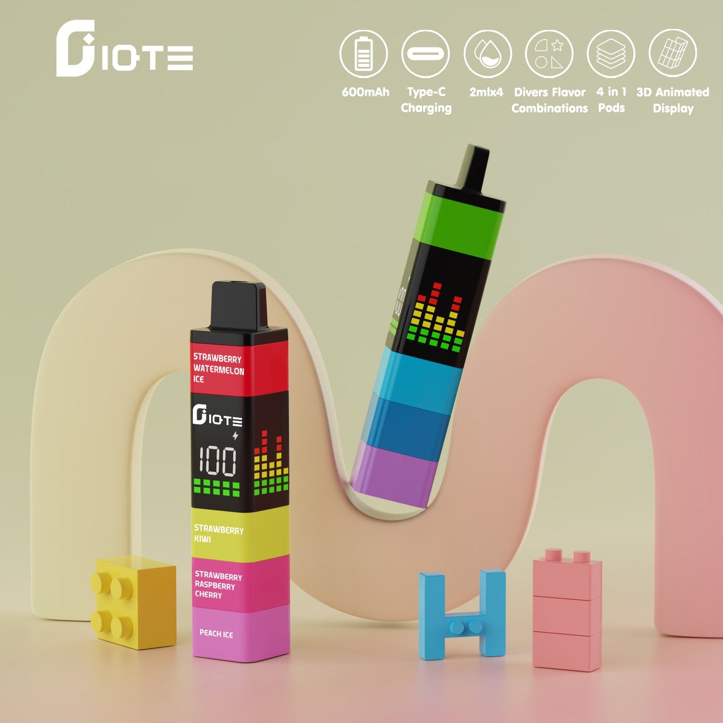 IQTE Maha 2400 Puffs Disposable Vape Wholesale