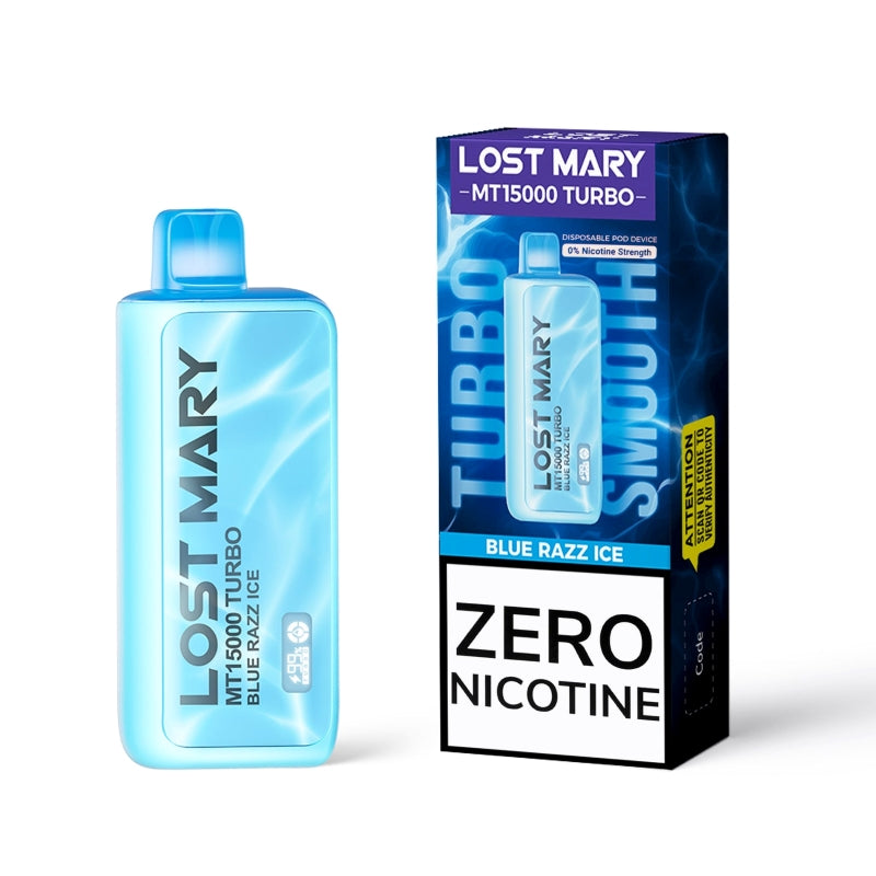 Lost Mary MT15000 Turbo Zero Nicotine Disposable Vape 0%