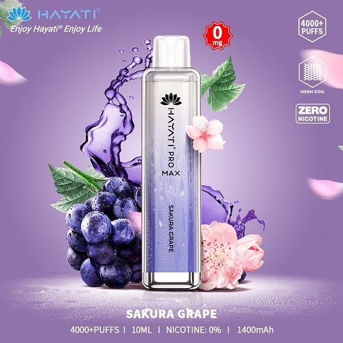 Hayati Pro Max 4000 Puffs - Box of 10 0mg