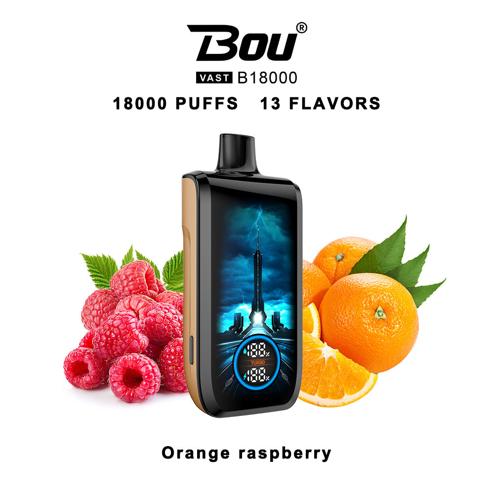 BOU VAST 18000 Puffs Disposable Vape Wholesale-22ml E-liquid,Multiple Nicotine 13 Flavors