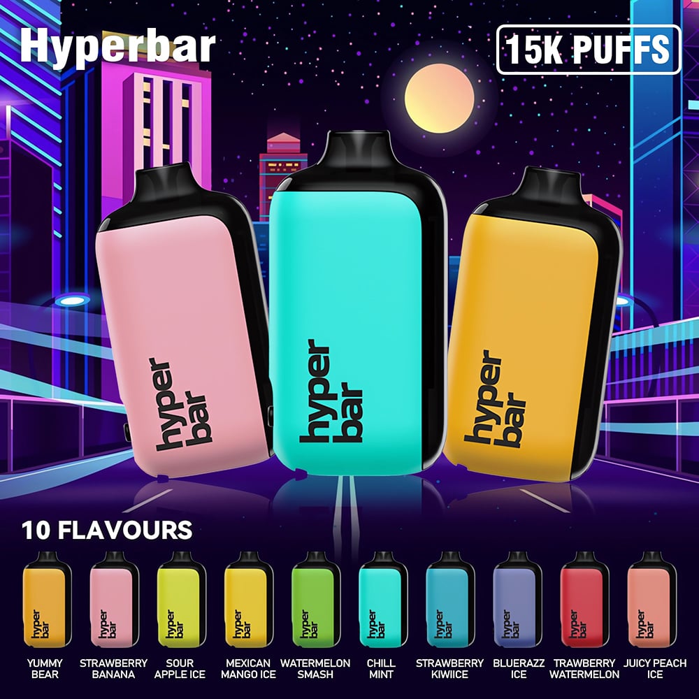 Hyperbar PX 15000 PUFFS - 10 Flavors (π In stock in Australia! )