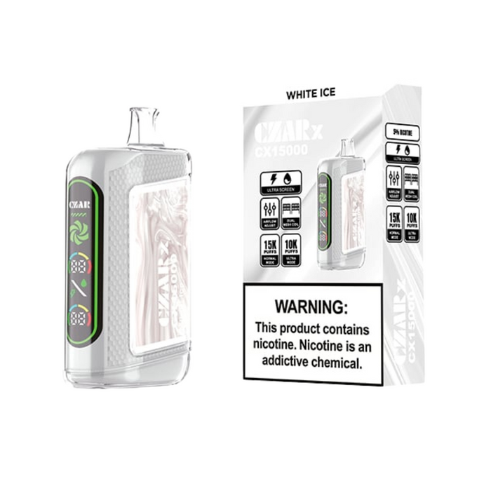 CZAR CX15000 Puffs disposable vape Czar Graham Swirl Rechargeable Disposable-Multiple Nicotine 15 Flavors