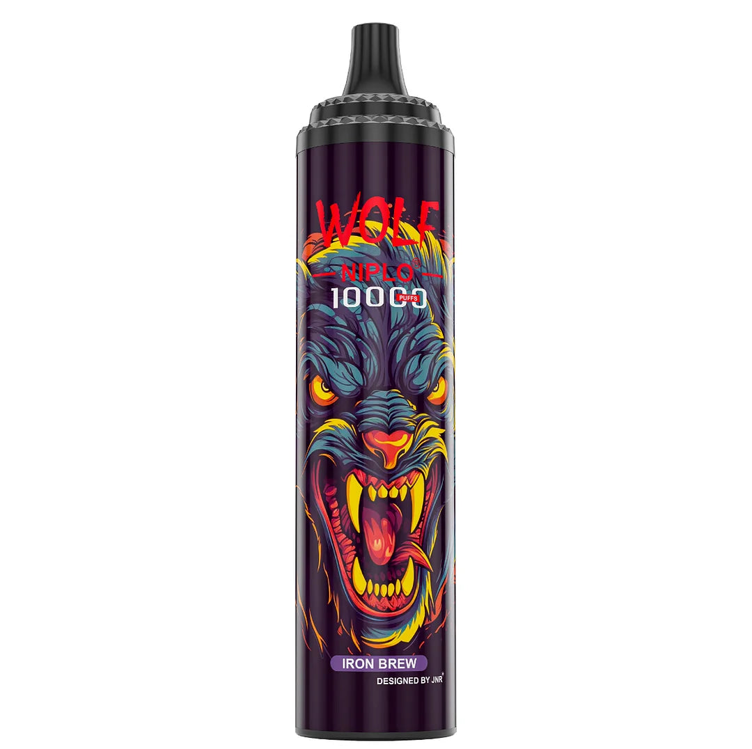 JNR Wolf Niplo 10000-650mAh Battery, 20ml E-liquid, Multiple Nicotine 18 Flavors