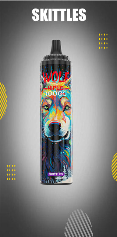 JNR Wolf Niplo 10000-650mAh Battery, 20ml E-liquid, Multiple Nicotine 18 Flavors