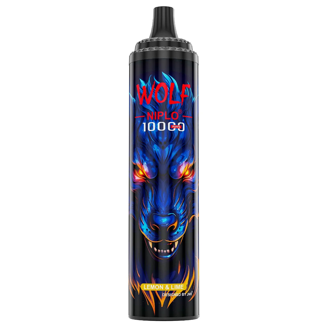 JNR Wolf Niplo 10000-650mAh Battery, 20ml E-liquid, Multiple Nicotine 18 Flavors