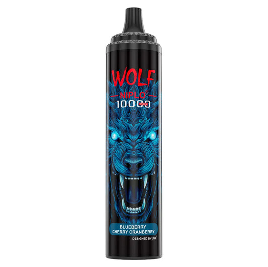 JNR Wolf Niplo 10000-650mAh Battery, 20ml E-liquid, Multiple Nicotine 18 Flavors