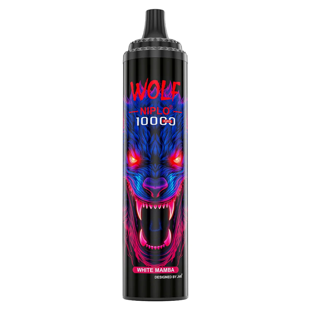 JNR Wolf Niplo 10000-650mAh Battery, 20ml E-liquid, Multiple Nicotine 18 Flavors