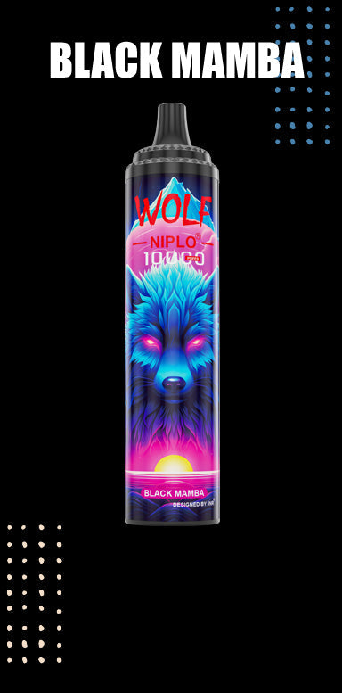 JNR Wolf Niplo 10000-650mAh Battery, 20ml E-liquid, Multiple Nicotine 18 Flavors