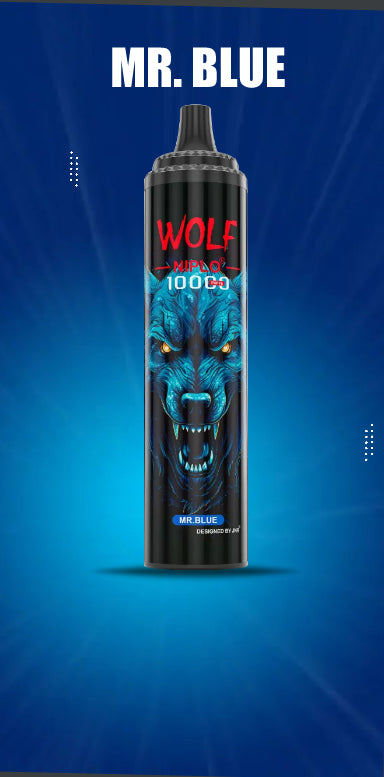 JNR Wolf Niplo 10000-650mAh Battery, 20ml E-liquid, Multiple Nicotine 18 Flavors