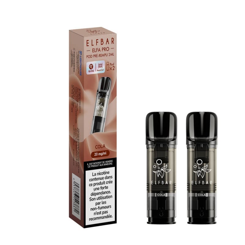 ELFBAR ELFA Pro - Pack de 2 Cartouches 2ml 600 Puffs