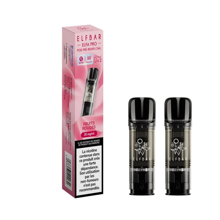 ELFBAR ELFA Pro - Pack de 2 Cartouches 2ml 600 Puffs