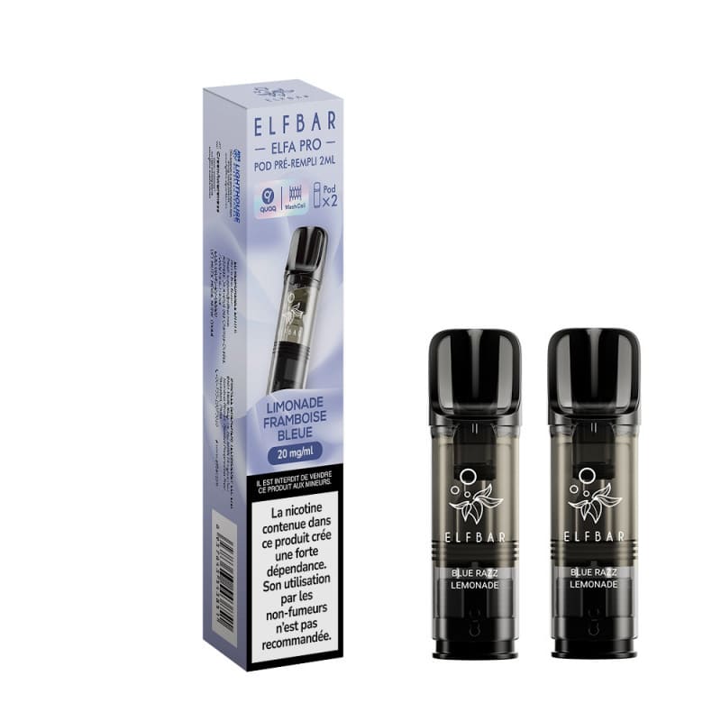 ELFBAR ELFA Pro - Pack de 2 Cartouches 2ml 600 Puffs