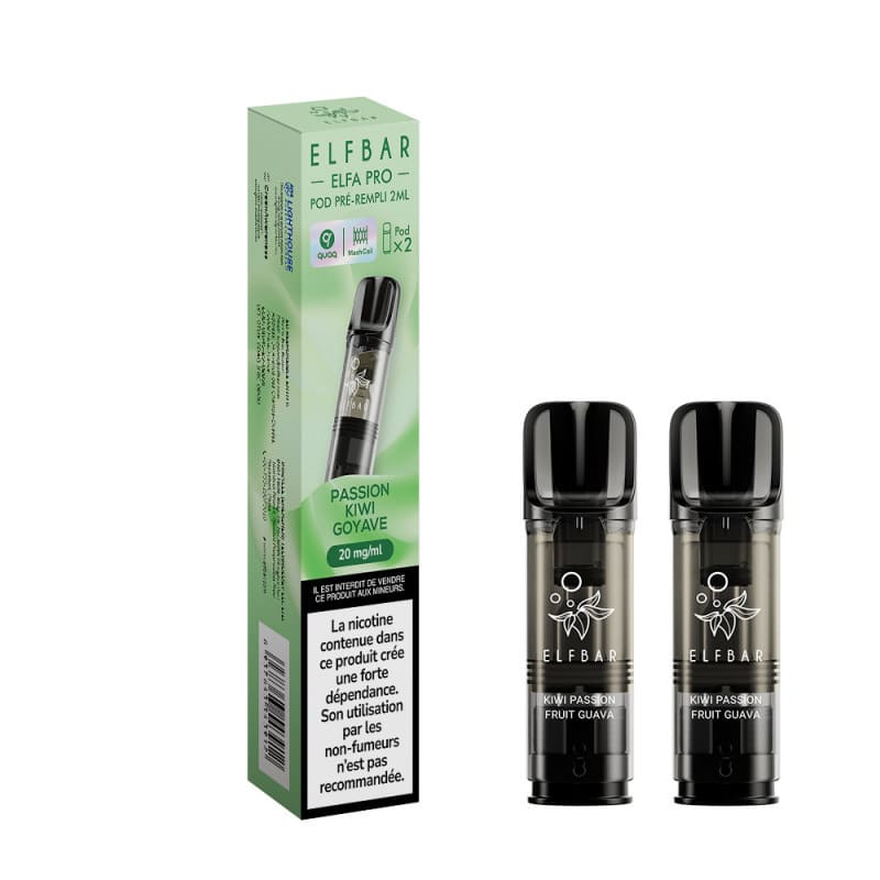 ELFBAR ELFA Pro - Pack de 2 Cartouches 2ml 600 Puffs