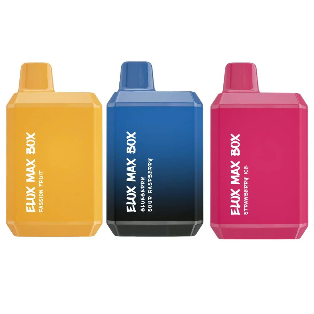 Elux Max BOX 4500 Disposable Vape Pod Device 650 mah 2ml 20 mg ( 10 Bundle Pack )
