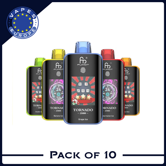 FUMOT RandM Tornado 25000 puff Disposable Vape (Box of 10) 700mAh In Sales 24 Flavors