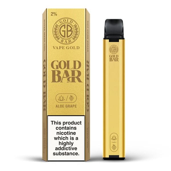 Gold Bar 600 puffs Disposable Vape 30 flavours