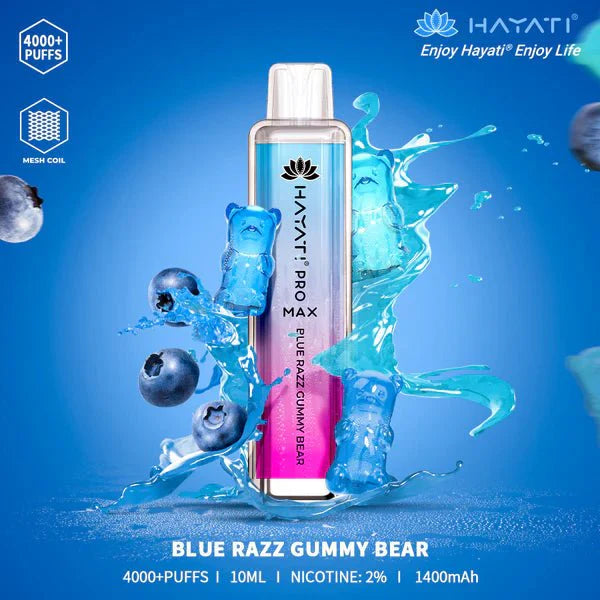 Hayati Pro Max 4000 Disposable Vape Pod Device – Box of 10